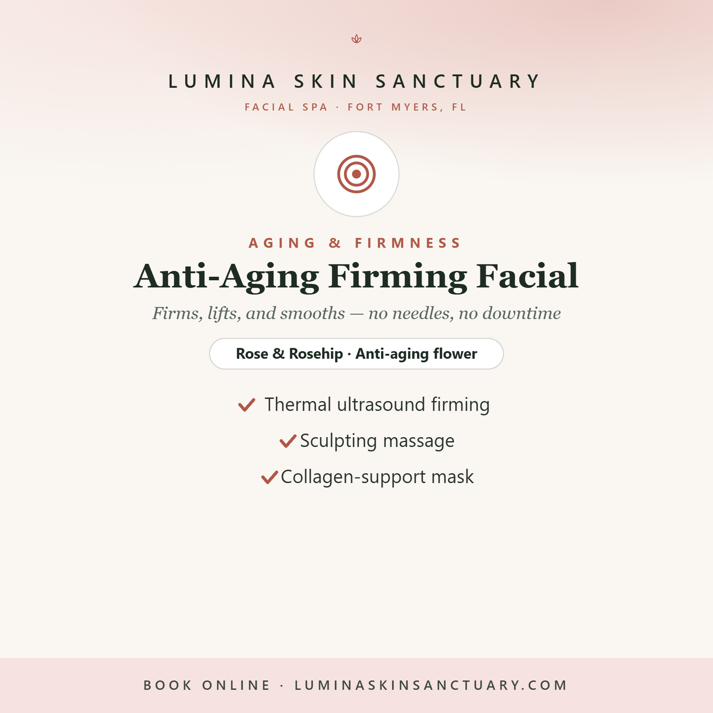 Anti-Aging Firming Facial — Lumina Skin Sanctuary, facial spa in Fort Myers, FL