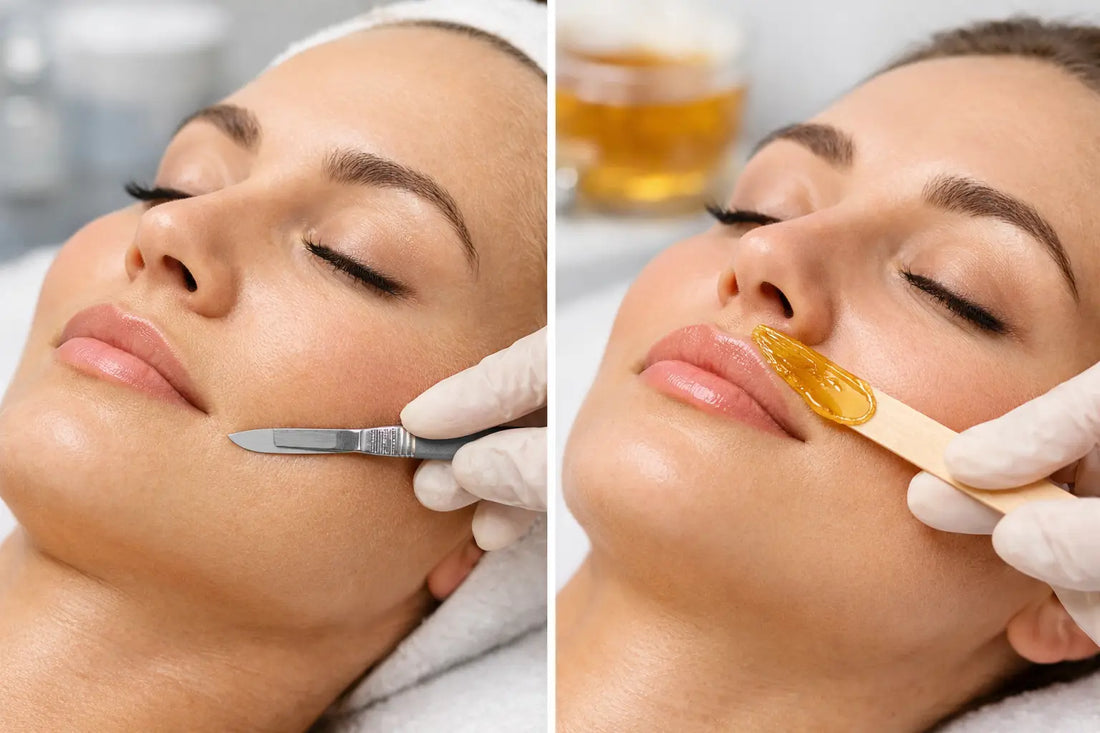 Dermaplaning vs Facial Waxing for Smooth Skin