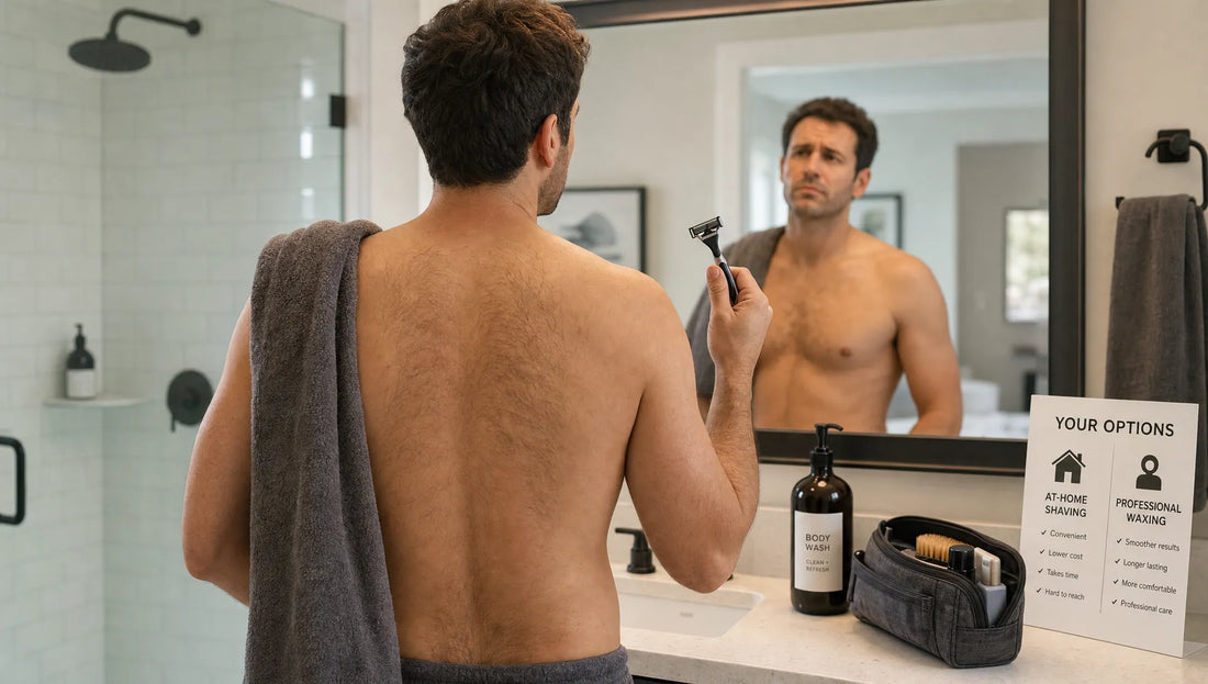Back Waxing for Men: What to Expect First