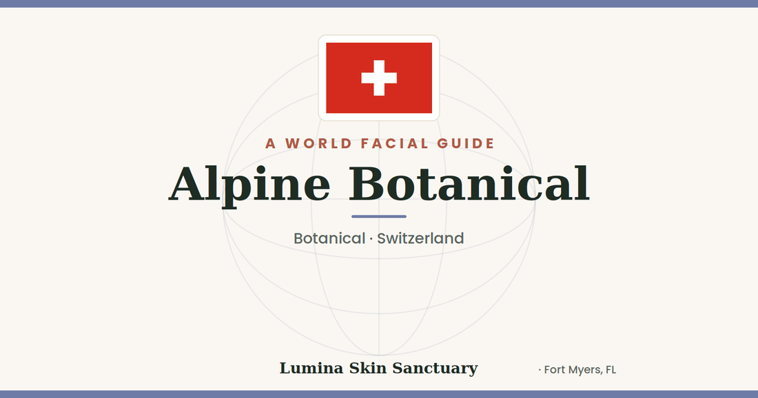 Alpine Botanical — Switzerland facial tradition | Lumina Skin Sanctuary World Facial Guide