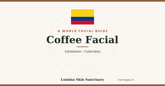 Coffee Facial — Colombia facial tradition | Lumina Skin Sanctuary World Facial Guide