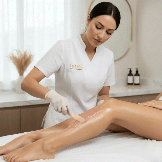 Professional waxing treatment for silky-smooth skin at Lumina Skin Sanctuary in Fort Myers, FL