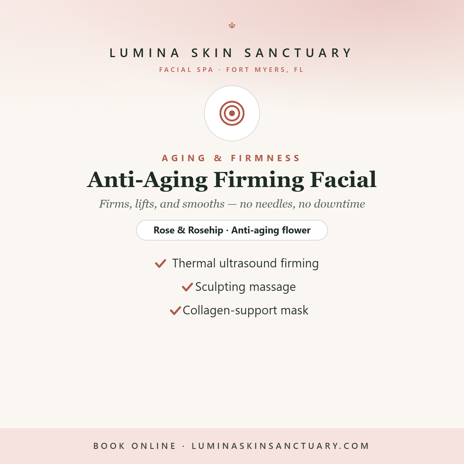 Anti-Aging Firming Facial — Lumina Skin Sanctuary, facial spa in Fort Myers, FL