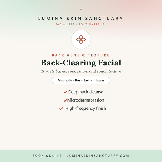 Back-Clearing Facial · 3-Visit Series — Lumina Skin Sanctuary, Fort Myers