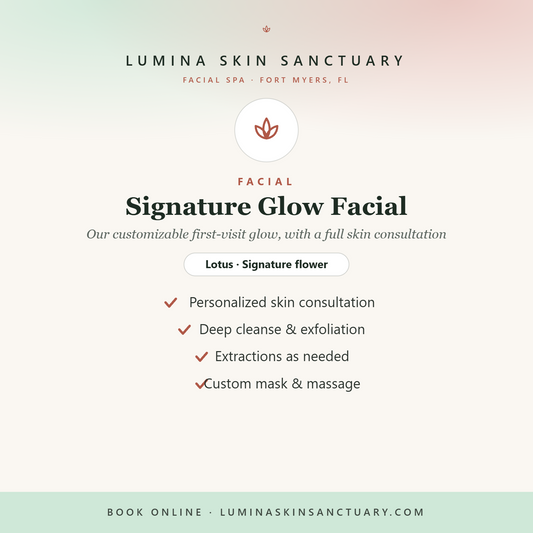 Signature Glow Facial · 6-Visit Pack — Lumina Skin Sanctuary, Fort Myers