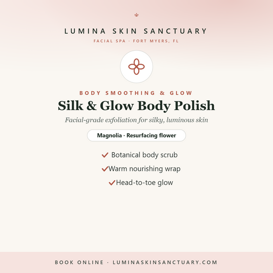 Silk & Glow Body Polish · 3-Visit Pack — Lumina Skin Sanctuary, Fort Myers