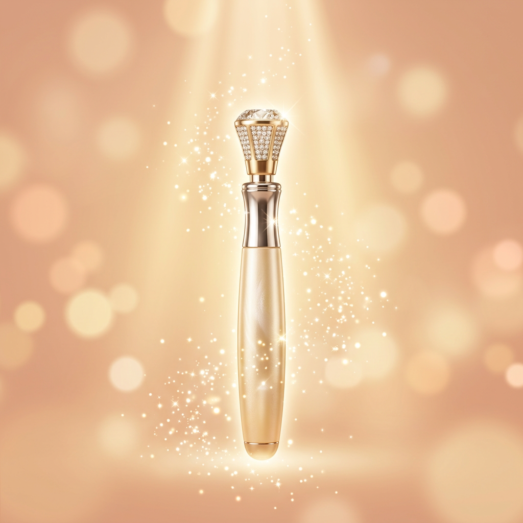 Hydra Spa Brighten Facial hero image with sparkling diamond tips and golden light