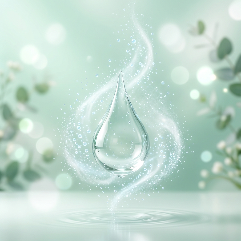 Oxygen Mist Boost add-on hero image with fine mint bubbles and hydrating mist